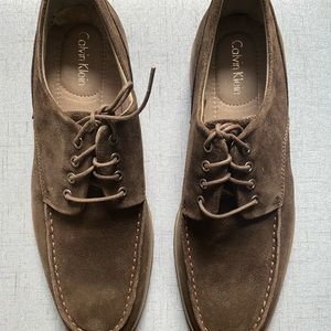 New Men’s Calvin Klein Emeric Suede Shoes